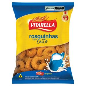 Biscoito Rosquinha Vitarella Leite Pacote 300g