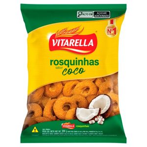 Biscoito Rosquinha Vitarella Coco Pacote 300g