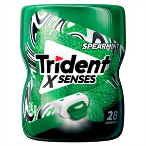 Goma de Mascar Spearmint Trident X Senses Pote 54g