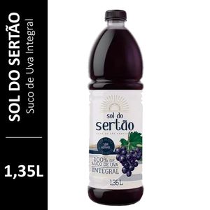 Suco Sol do Sertão Integral Uva Pet 1.35l