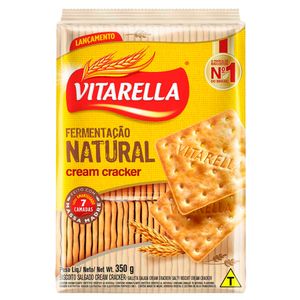 Biscoito Cream Cracker Vitarella Fermentação Natural 350g