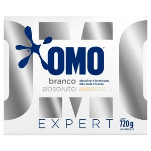 Lava Roupa em Pó Omo Expert Branco Absoluto 720g