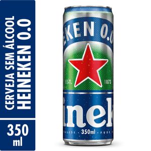 Cerveja Heineken Lager Zero Álcool Lata 350ml