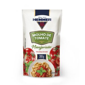 Molho de Tomate c/ Manjericão Hemmer Sachê 300g