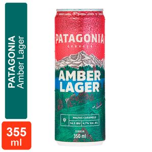 Cerveja Patagônia Amber Lager Lata 350ml