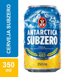 Cerveja Antarctica Sub Zero Lata 350ml