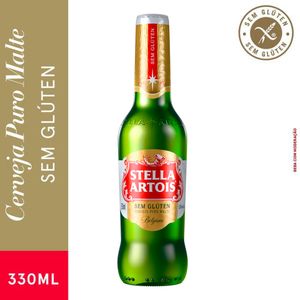 Cerveja Stella Artois Sem Glúten Puro Malte Long Neck 330ml