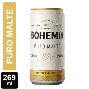 Cerveja Bohemia Puro Malte Lata 269ml