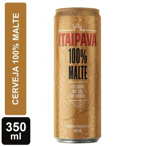 Cerveja Itaipava 100% Puro Malte Lata 350ml