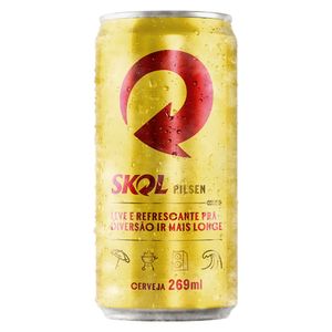 Cerveja Skol Lata 269ml