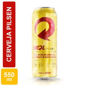 Cerveja Skol Pilsen Lata 550ml