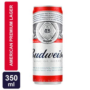 Cerveja Budweiser American Lager Lata 350ml