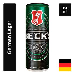 Cerveja Becks Puro Malte Lata 350ml