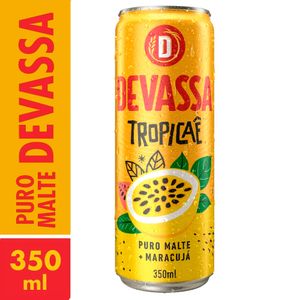 Cerveja Devassa Tropicaê Lager Puro Malte + Maracujá Lata 350ml