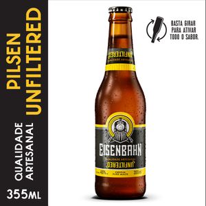 Cerveja Eisenbahn Pilsen Unfilter Long Neck 355ml