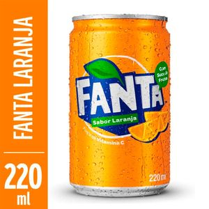 Refrigerante Fanta Laranja Mini Lata 220ml