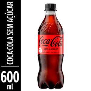 Refrigerante Coca-Cola s/ Açúcar Pet 600ml