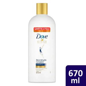 Shampoo Dove Nutritive Solutions Reconstrução Completa Frasco 670ml Grátis 170ml