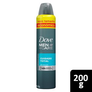 Antitranspirante Dove Aerossol Cuidado Total 200ml Tamanho Econômico