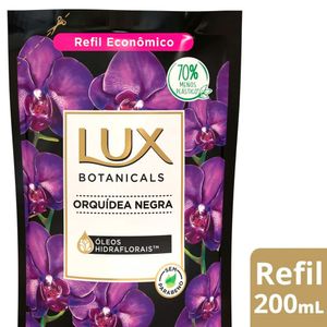 Sabonete LíquidoLux Botanicals Orquídea Negra Refil 200ml