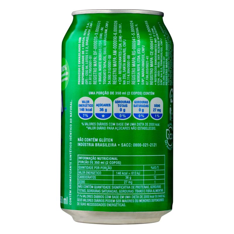 Guarana Antarctica Diet Can 12oz (1 can)