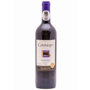 Vinho Chileno Gato Negro Carménère Tinto Seco 750ml