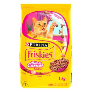 Alimento p/ Gatos Purina Friskies Mix de Carne 1Kg