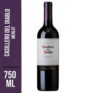 Vinho Chileno Casillero Del Diablo Merlot 750ml