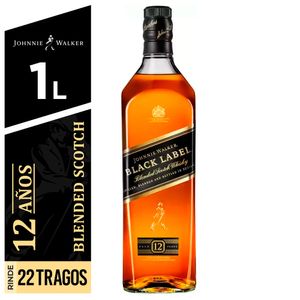 Whisky Johnnie Walker Black Label 12 Anos 1l