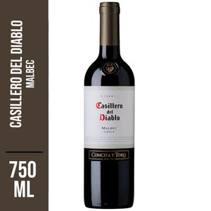 Vinho Chileno Casillero Del Diablo Malbec 750ml