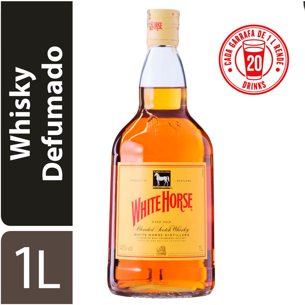 Whisky White Horse 1l | Mercantil Atacado