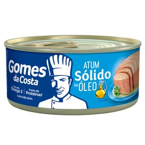 Atum Sólido Gomes da Costa em Óleo Lata 170g