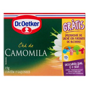 Chá Dr.Oetker Camomila 15g C/ 10 Saquinhos