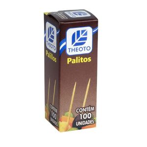 Palito Theoto p/ Dente c/ 100 Unid