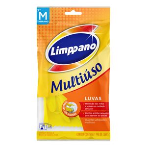 Luva Limppano Multiuso Média c/ 2 Unid