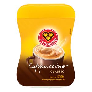 Cappuccino 3 Corações Clássico 400g