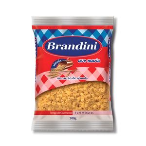 Macarrão de Sêmola Ave Maria Brandini Pacote 500g