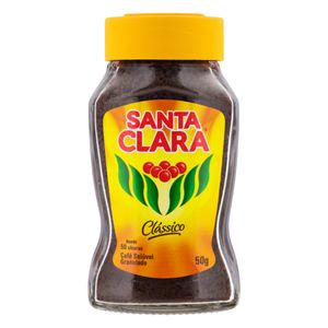 Café Solúvel Santa Clara Vidro 50g