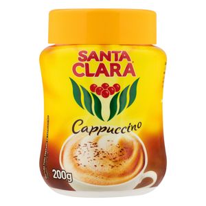 Cappuccino Solúvel Santa Clara Pote 200g