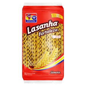 Massa de Sêmola p/ Lasanha Fortaleza 500g