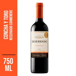 Vinho Chileno Concha Y Toro Reservado Carménère Tinto Meio Seco 750ml