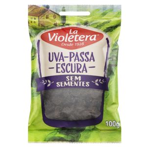 Uva Passa La Violetera Escura s/ Sementes Sachê 100g