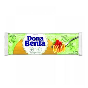 Massa de Sêmola Dona Benta Espaguete 500g