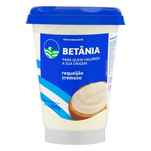 Requeijão Cremoso Betânia Tradicional Copo 200g