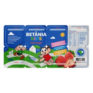 Petit Suisse Betânia Kids Morango 320g