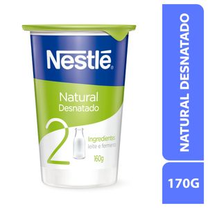 Iogurte Natural Nestlé Desnatado 160g