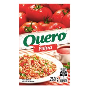 Polpa de Tomate Quero Tetra Pak 260g