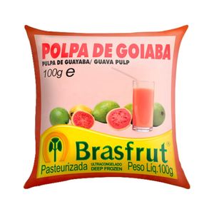 Polpa de Fruta Brasfrut Goiaba 100g