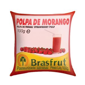 Polpa de Fruta Brasfrut Morango 100g