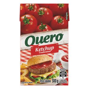 Ketchup Quero Tradicional Tetra Pak 300g